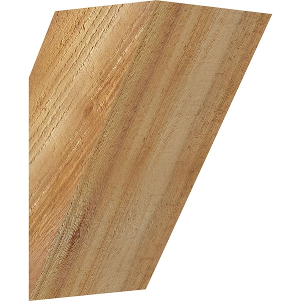 Ekena Millwork 6"W x 6"D x 10"H Traditional Rough Sawn Knee Brace, Western Red Cedar BRC06X06X10TRA00RWR - main